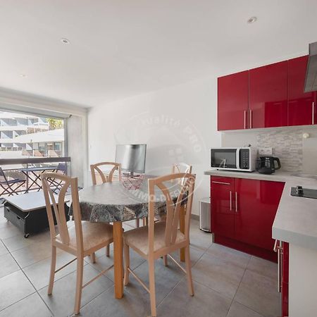As21512 - Studio Cabine Vue Mer Laterale Avec Parking Prive A 20M De La Plage Ле-Гро-дю-Руа Экстерьер фото