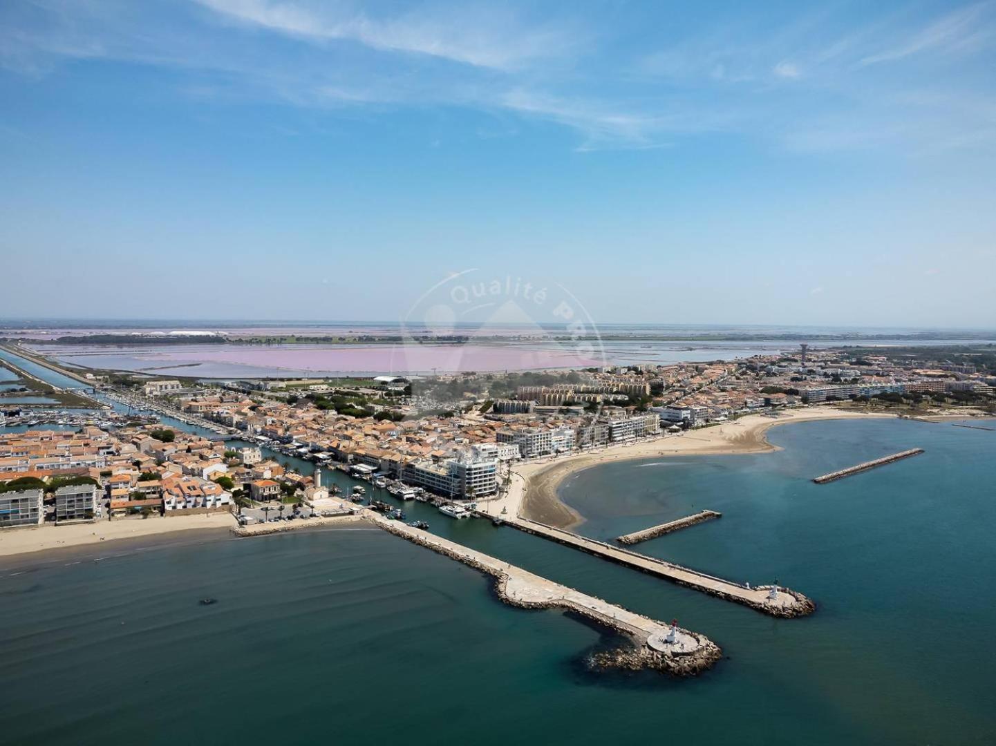 As21512 - Studio Cabine Vue Mer Laterale Avec Parking Prive A 20M De La Plage Ле-Гро-дю-Руа Экстерьер фото